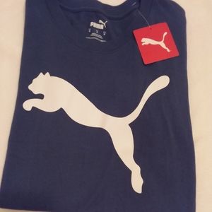 Mens PUMA navy blue t-shirt